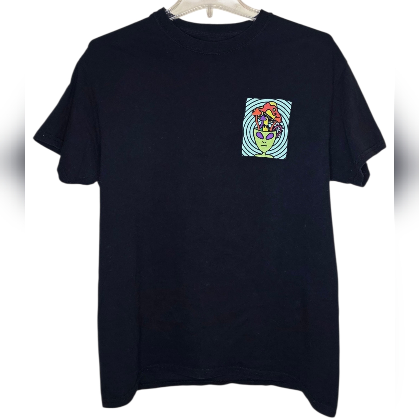 Alab Alien Mushroom Expand Your Mind Graphic Tee Size Medium